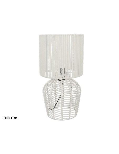 LAMPARA GOTA 38CM BLANCA