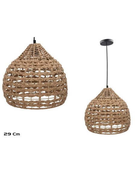 LAMPARA COLGANTE ATENEA H29X19 CM