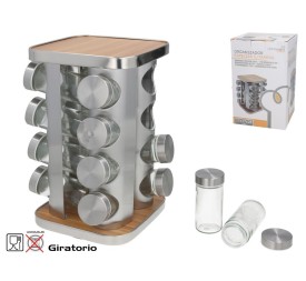 ORGANIZADOR ESPECIAS C/TARROS 16 17X28CM