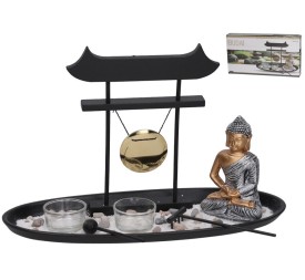 PORTAVELAS BUDA MARK 33X12,8X21 CM