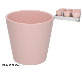 MACETERO ABDEL CERAMICA ROSA 13,1X12,5 CM