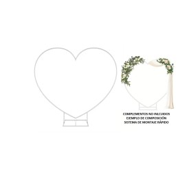  ARCO DESMONTABLE CORAZON BLANCO 190x190x40 cm.