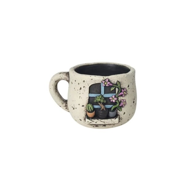 MACETERO TAZA VENTANA M