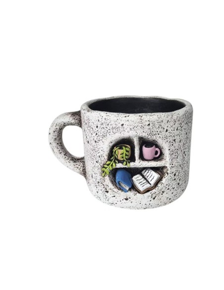 MACETERO TAZA BALDAS L 21,2x16,2x12,7 cm.