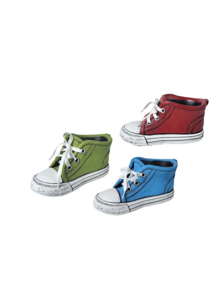 MACETERO ZAPATILLA S/3 COLORES L 24,1x10,5x12,1 cm.