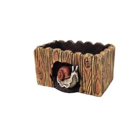 [56797] JARDINERA AGUJERO CARACOL  21,3x15,4x11,3 cm.