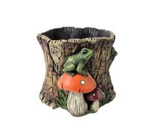 MACETERO TRONCO SETA L 20,8x20,4x17,9 cm.