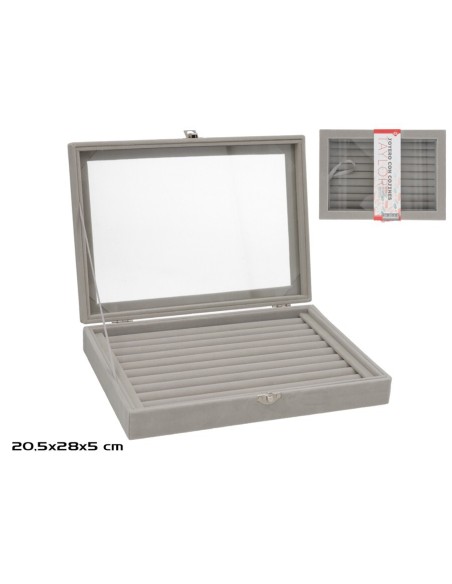 BANDEJA JOYERO C/COJINES TAYLOR 28X20.5X5CM
