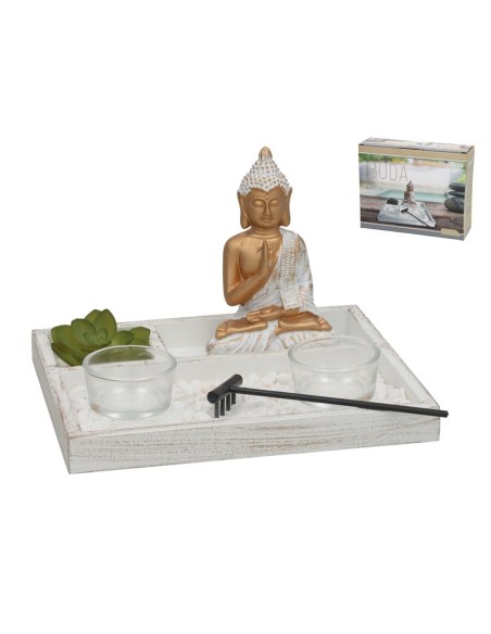 PORTAVELAS BUDA MDF 20X16X12,5CM