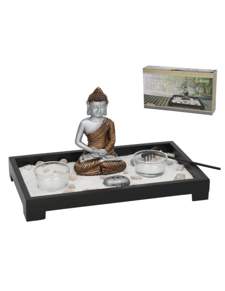 PORTAVELA/ INCIENSO BUDA MDF 26X15X14,5CM