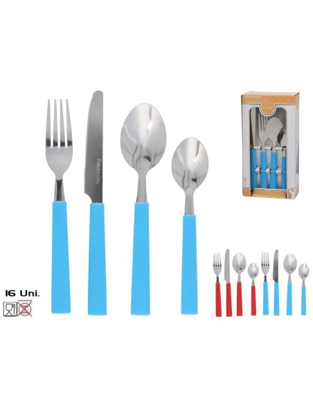 SET 16 CUBIERTOS DE COCINA YOLANDA 21,5CM 2 SURTID SET 16 CUBIERTOS DE COCINA YOLANDA 21,5CM 2 SURTID