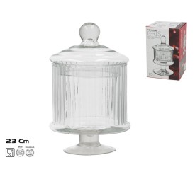 BOMBONERA CRIS RAYADA 23 CM