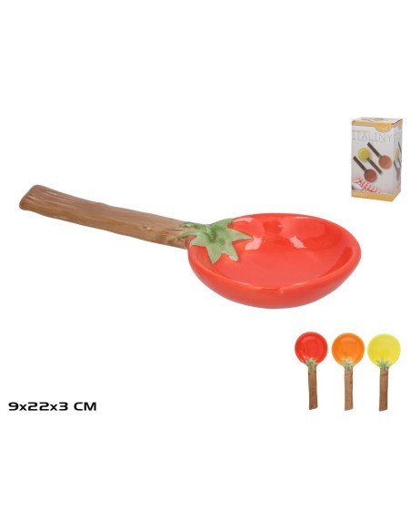 PORTACUCHARAS ITALINY 22X9X3CM 3 SURT.