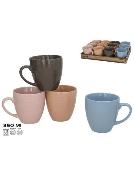 JARRA MUG ATON 350ML 4 SURT