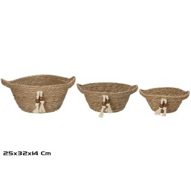 SET 3 CESTAS ADONIS 25X32X14CM