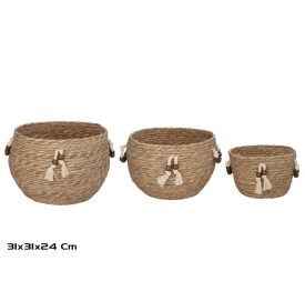 SET 3 CESTAS ADONIS 31X24X24CM