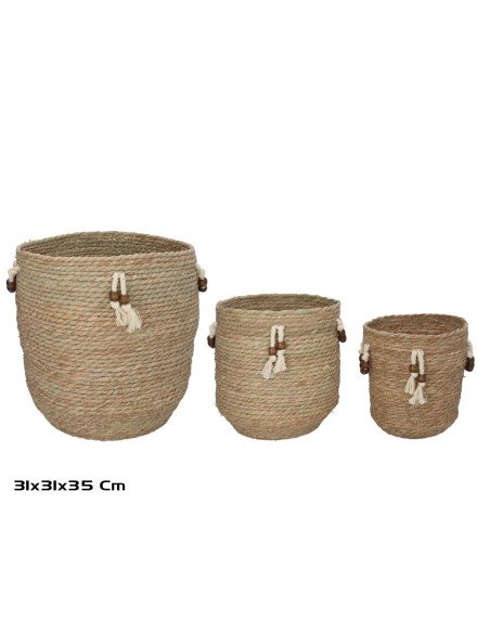 SET 3 PONGOTODOS ADONIS 31X35X24CM