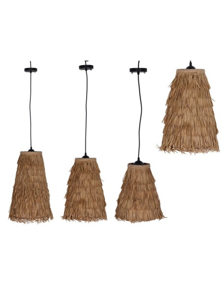 SET 3 LAMPARAS COLGANTES AFRICA 30X30X50CM SET 3 LAMPARAS COLGANTES AFRICA 30X30X50CM