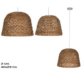 SET 2 LAMPARAS COLGANTES OCEANIA 40X40X29CM