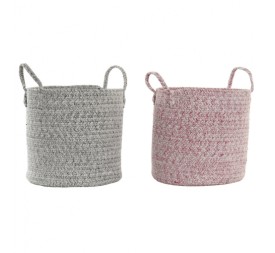 CESTA ALGODON 26X26X28 2 SURT.