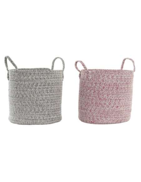 CESTA ALGODON 26X26X28 2 SURT.