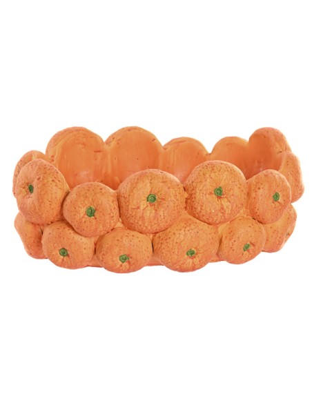 CENTRO MESA CEMENTO 24X16X10 MANDARINAS NARANJA