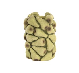 JARRON CEMENTO 17X17X23 PERAS VERDE