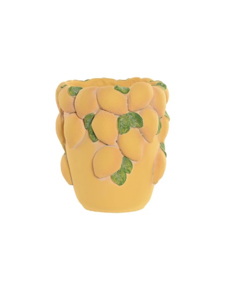 JARRON CEMENTO 20X20X23 LIMONES AMARILLO