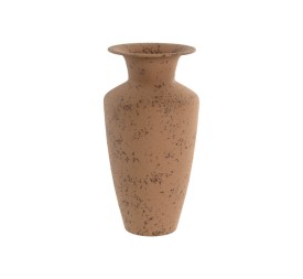 JARRON METAL 15X15X30 ENVEJECIDO TERRACOTA