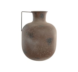 JARRON METAL 29X29X41,5 ENVEJECIDO MARRON