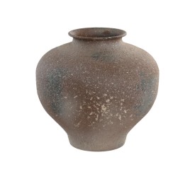 JARRON METAL 22X22X22 ENVEJECIDO MARRON