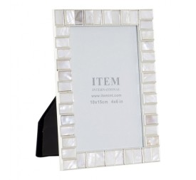 MARCO FOTO 10X15 METAL NACAR 12,5X1,5X17 BLANCO