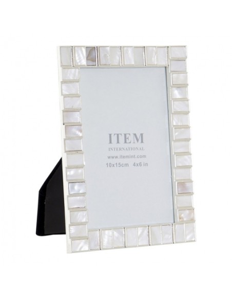 MARCO FOTO 10X15 METAL NACAR 12,5X1,5X17 BLANCO