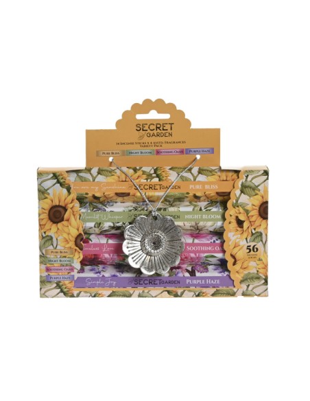 INCIENSO VARILLA SET 56 AROMA METAL 21X3X18 FLORAL