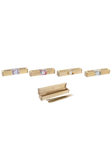 SOPORTE INCIENSO SET 10 MANGO 31X6X5 CAJA 4 SURT.