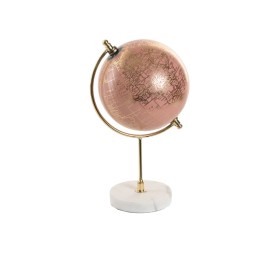 GLOBO TERRAQUEO PVC MARMOL 14X14X20 ROSA