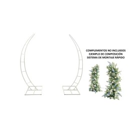 ARCO DOBLE LUNA BLANCO 198x180x50 cm.