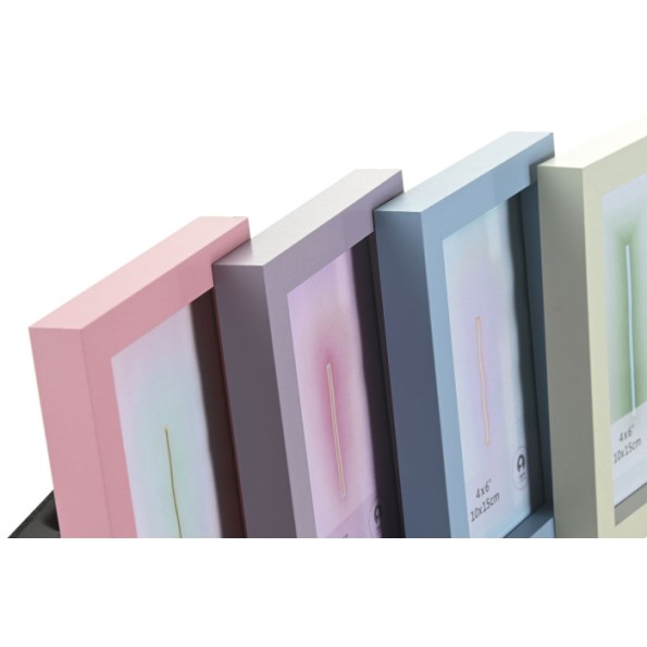 MARCO FOTO 10X15 MDF CRISTAL 12X2X17 4 SURT.