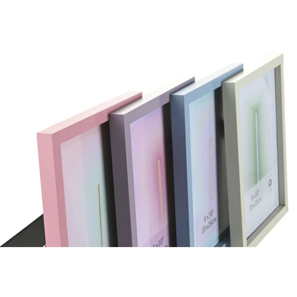 MARCO FOTO 20X25 MDF CRISTAL 27X3X22 4 SURT.