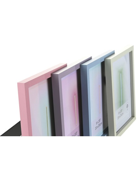 MARCO FOTO 20X25 MDF CRISTAL 27X3X22 4 SURT.