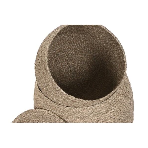CESTA SET 2 SEAGRASS 38X38X46 NATURAL