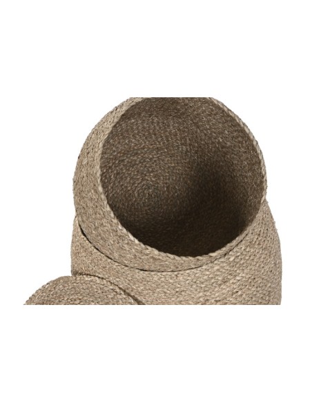 CESTA SET 2 SEAGRASS 38X38X46 NATURAL