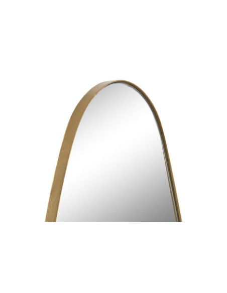 ESPEJO VESTIDOR HIERRO CRISTAL 55X48X165 DORADO