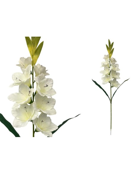 VARA GLADIOLO X 8-89 CM (BLANCO)