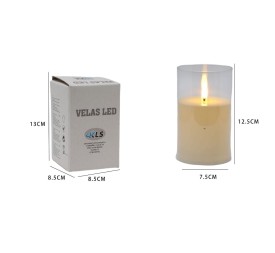 VELA LED VASO  7.5CMX12.5CM
