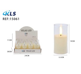 VELAS VASO 10CM