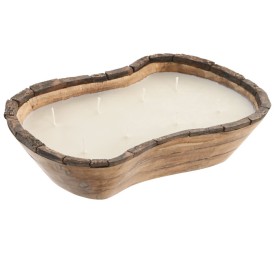 VELA CERA DE SOJA MANGO 32X21X7 1000 GR, 8 MECHAS