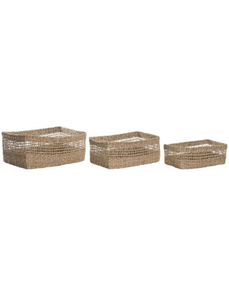 CESTA SET 3 SEAGRASS 45X30X19 NATURAL
