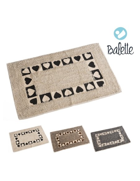 ALFOMBRA BAÑO ALGODON 40x60 cm CUORE SURT/3
