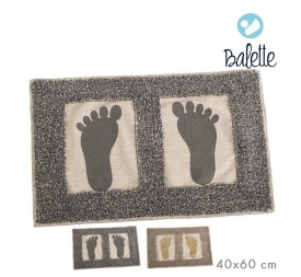ALFOMBRA BAÑO ALGODON 40x60 cm PIES SURT/2 COL